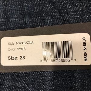 Hudson Jeans size 28 NWT Collin Skinny